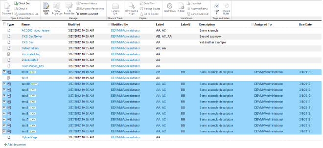 file multi-selection